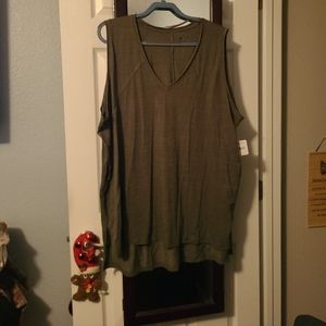 Free people movement sleeveless tank dress large